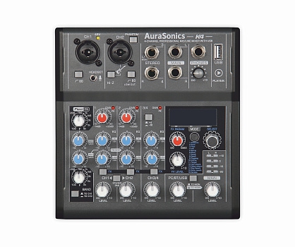 AuraSonics K4 компактный микшерный пульт в Чебаркуле