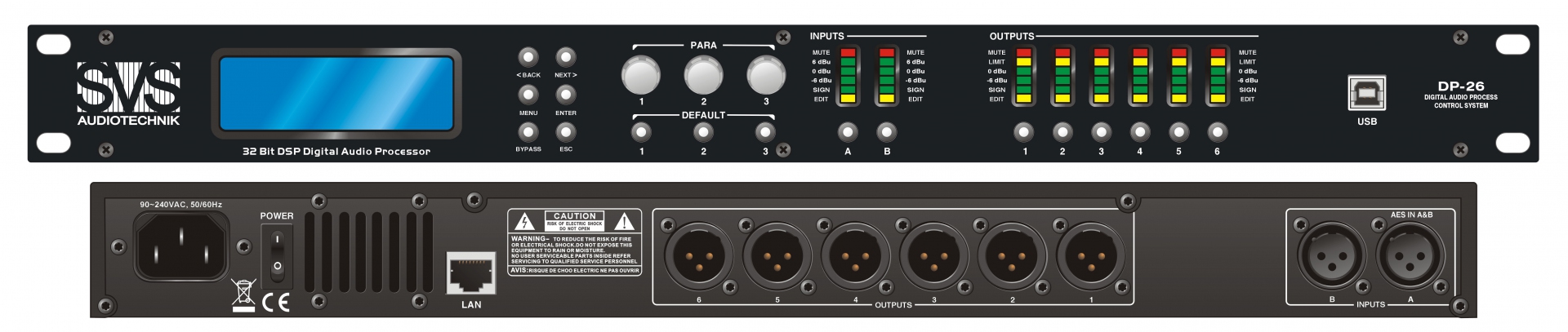 SVS Audiotechnik DP-26 Цифровой процессор: 2 входа 6 выходов в Чебаркуле