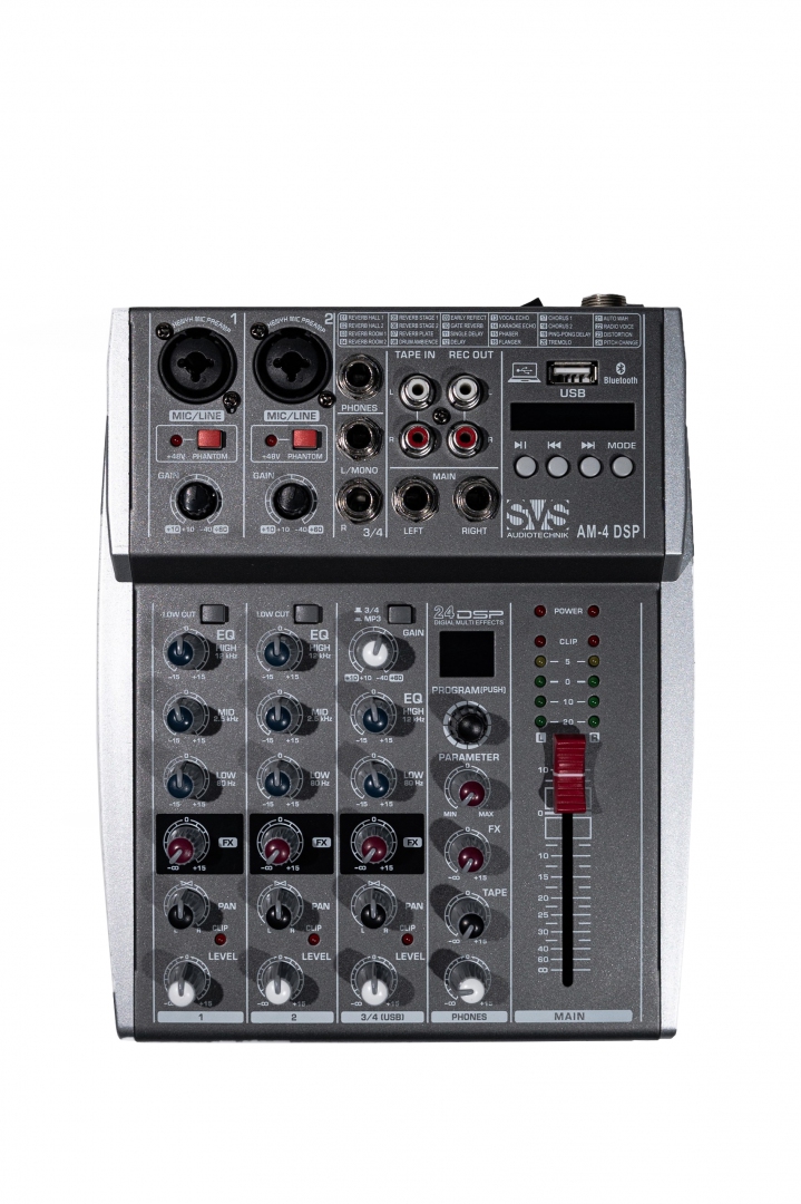 SVS Audiotechnik mixers AM-4 DSP Аналоговый микшерный пульт, 4-канала в Чебаркуле