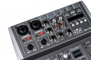 SVS Audiotechnik mixers AM-4 DSP Аналоговый микшерный пульт, 4-канала в Чебаркуле